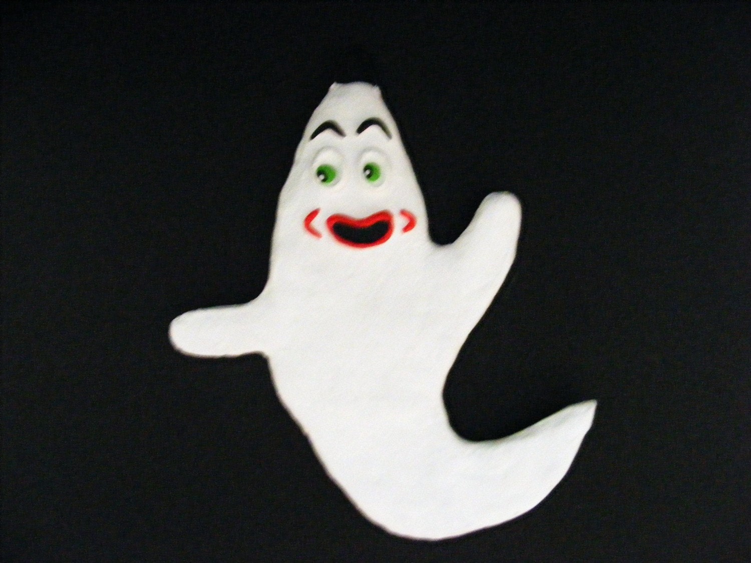 Halloween folk Art Ghost Ornament