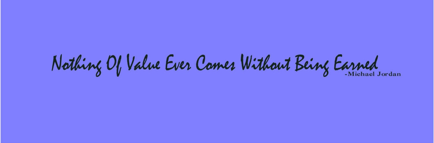 Michael Jordan Quote vinyl decal