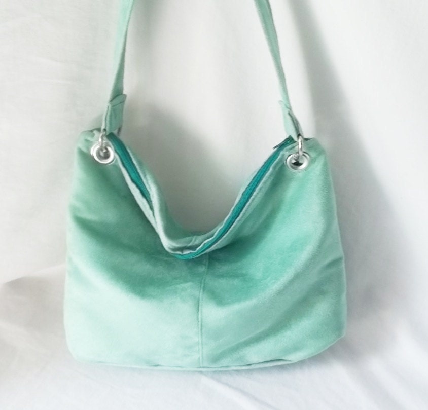 suede slouch hobo bag