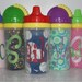 My Stylish Sippy Cup - Customized Monogrammed Sippy or Straw Cup Personalized Embroidered