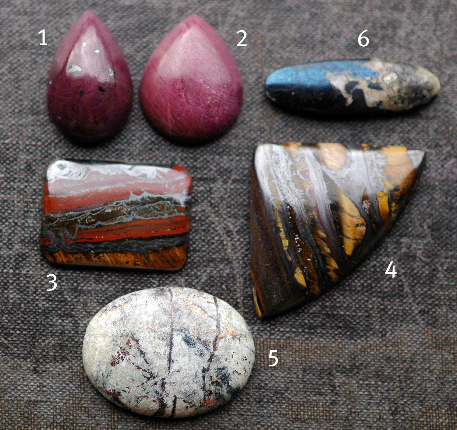 Designer Stone Cabochons- Choose Your Stone Sterling Silver Ring or Pendant