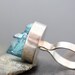 Mixed Crystal Keyhole Sterling Silver Ring- Custom Made