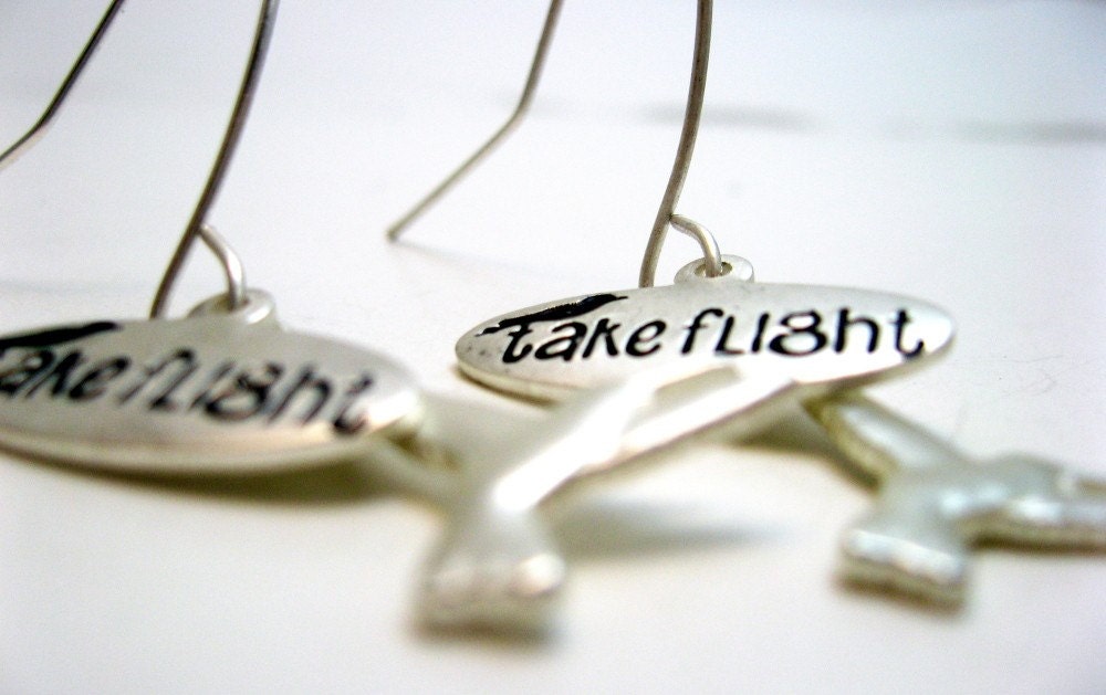 Birdies Take Flight - Earrings