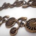 Bike Necklace - Brass Bicycle Charms - I want to Ride my Bicycle