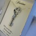 30% SALE Skeleton Key, Bridesmaids Thank You Gifts, Ask Bridal Party, Wedding party Necklace. FREE Personalized Notecards Jewelry box.