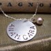 Friendship Necklace ... Soul Friend Necklace... Anam Cara in silver... Best Friend