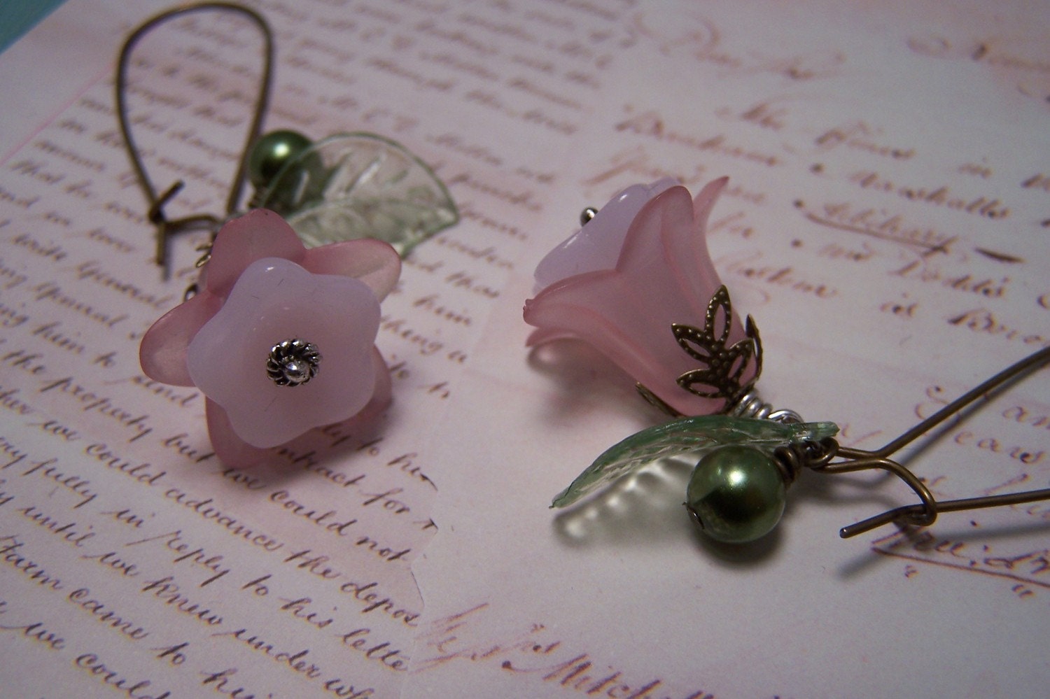 Pink Fairy Blossom Earrings