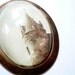 Scotland castle necklace. Bonaly Tower. Antique sepia photo. Custom design.