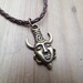 Raku - Handmade Supernatural Inspired Necklace