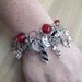 LAST ONE - RRoP- 50 Shades of Grey Red Room Inspired Charm Bracelet