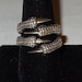 Vintage Sterling Silver Dragon Talon Ring Size 10 1/2