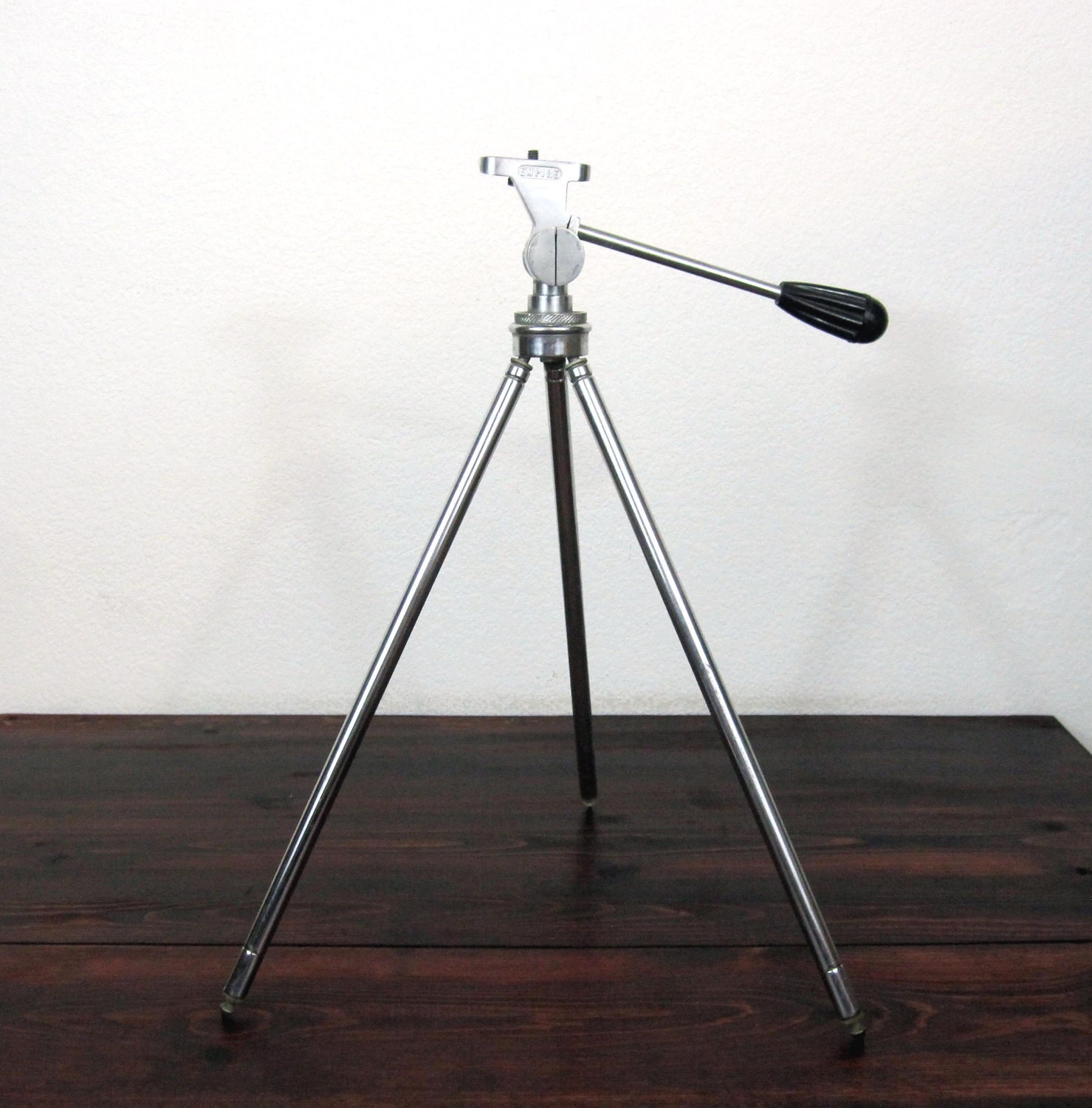 Vintage Metal and Brass Legged Camera Tripod