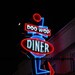 Doo Wop Diner under the Moon in Wildwood New Jersey, Photography by Christine Bruness at Bohemian Angel, 8 x 10