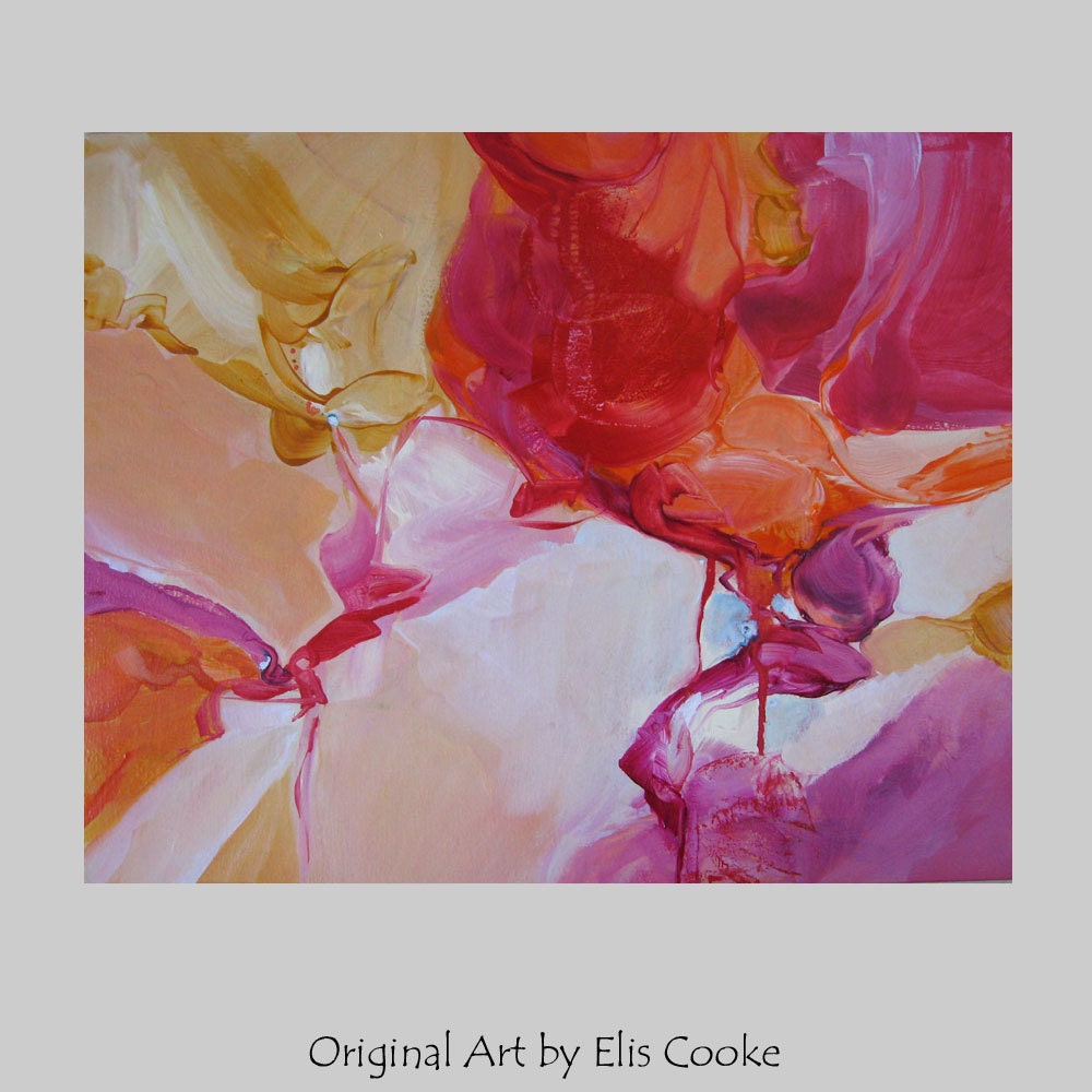 Original Art Contemporary Abstract Painting Modern Acrylic ebsq. Spark4