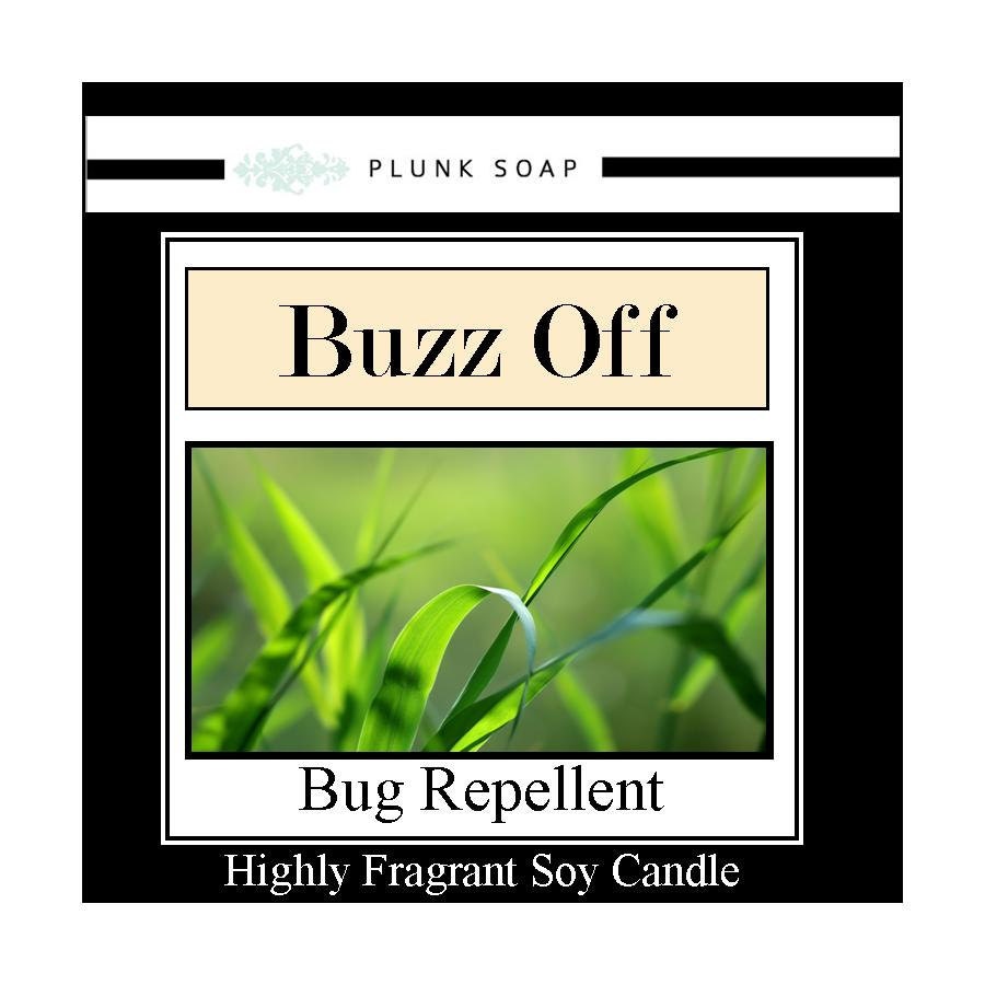 BUG REPELLENT Natural Citronella  Soy Candle