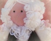 The french marquis theater puppet - Felt doll for kids handmade in France