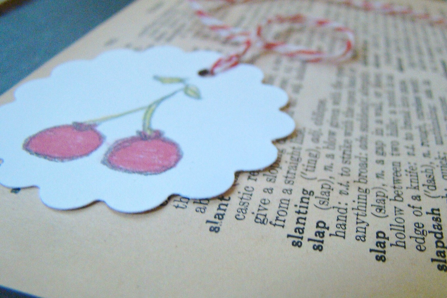 Cherry Gift or Favor Tags