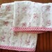 Simply Shabby Chic Green and Pink Pillowcase Set