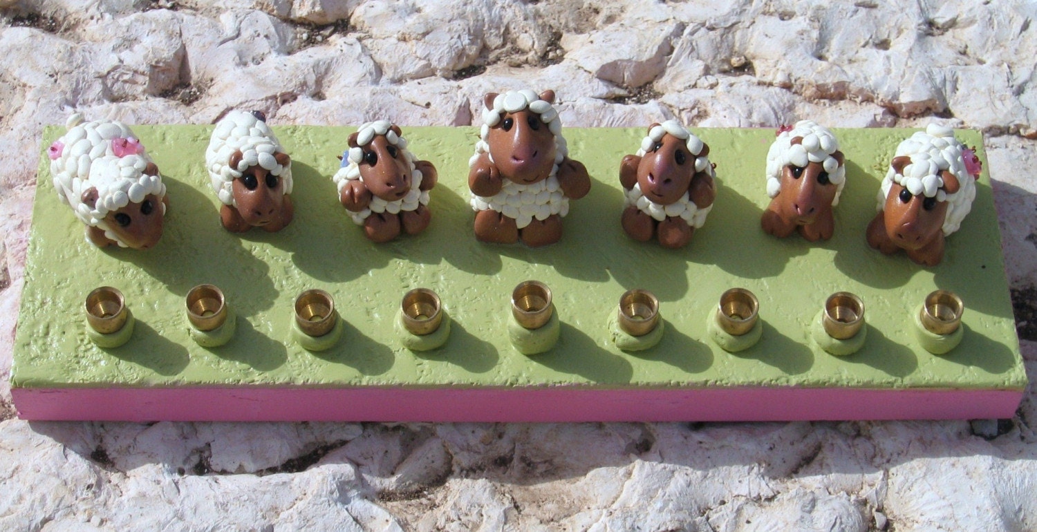 SALE Sheep Menorah