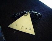 REVE:DREAM - triangle word necklace - Words to live by Collection