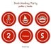 Sock Monkey Birthday Party-Printable PDF File with EDITABLE TEXT