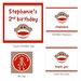 Sock Monkey Birthday Party-Printable PDF File with EDITABLE TEXT