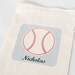 Baseball Favor Bags- Set of 6