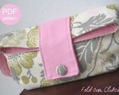 Fold Over Clutch PDF Sewing Pattern and Tutorial