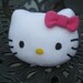 Hello Kitty Plush Pillow with Hot Pink Bow