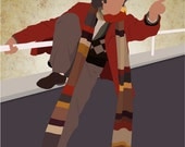 The 4th Doctor 11 x 17 print