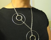 Silver Orbits necklace