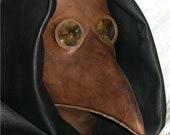 Leather Plague Doctor Mask Steampunk