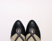 Sparkle Ballroom Dance Shoes Pumps size 7.5 to 8 Infinity - BlueRoseRetro