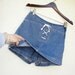 Howdy Sailor .. Denim Scooter Skirt high waisted size 5