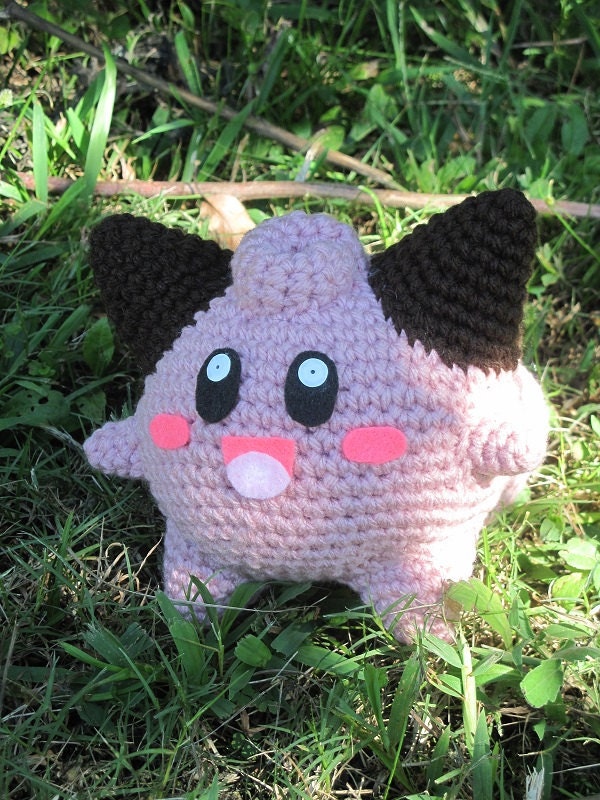Ready to ship - Pokemon Amigurumi Cleffa