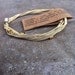 Recycled Guitar Strings - Restored Guitar String Gold Color SLIM Bracelet
