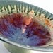 Bowl Porcelain / Ceramic Decorative Bowl / Hand Built / Colorful Ash Glaze / 910
