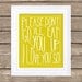 Where The Wild Things Are - Typography Poster - I'll Eat You Up - 8x10 Poster