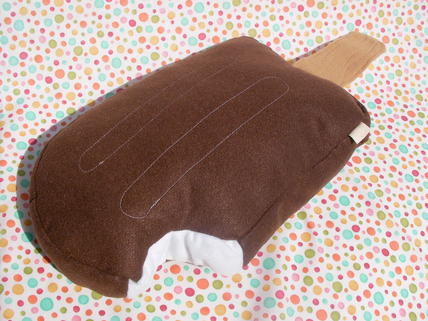 Ice Cream Pillow: Chocolate Pop Plush