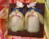 The Doves   -  A Waldorf inspired needle felted picture