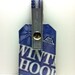 Winter Hook Luggage Tag