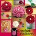 Crochet Rose/ Bookmark/ Necklace/ Applique/ Crochet Cord Pattern PDF