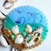 ES715A/088  Beside The Seaside Theme Handmade Felt Brooch