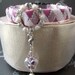 Pink Cat Collar with Silver contrast