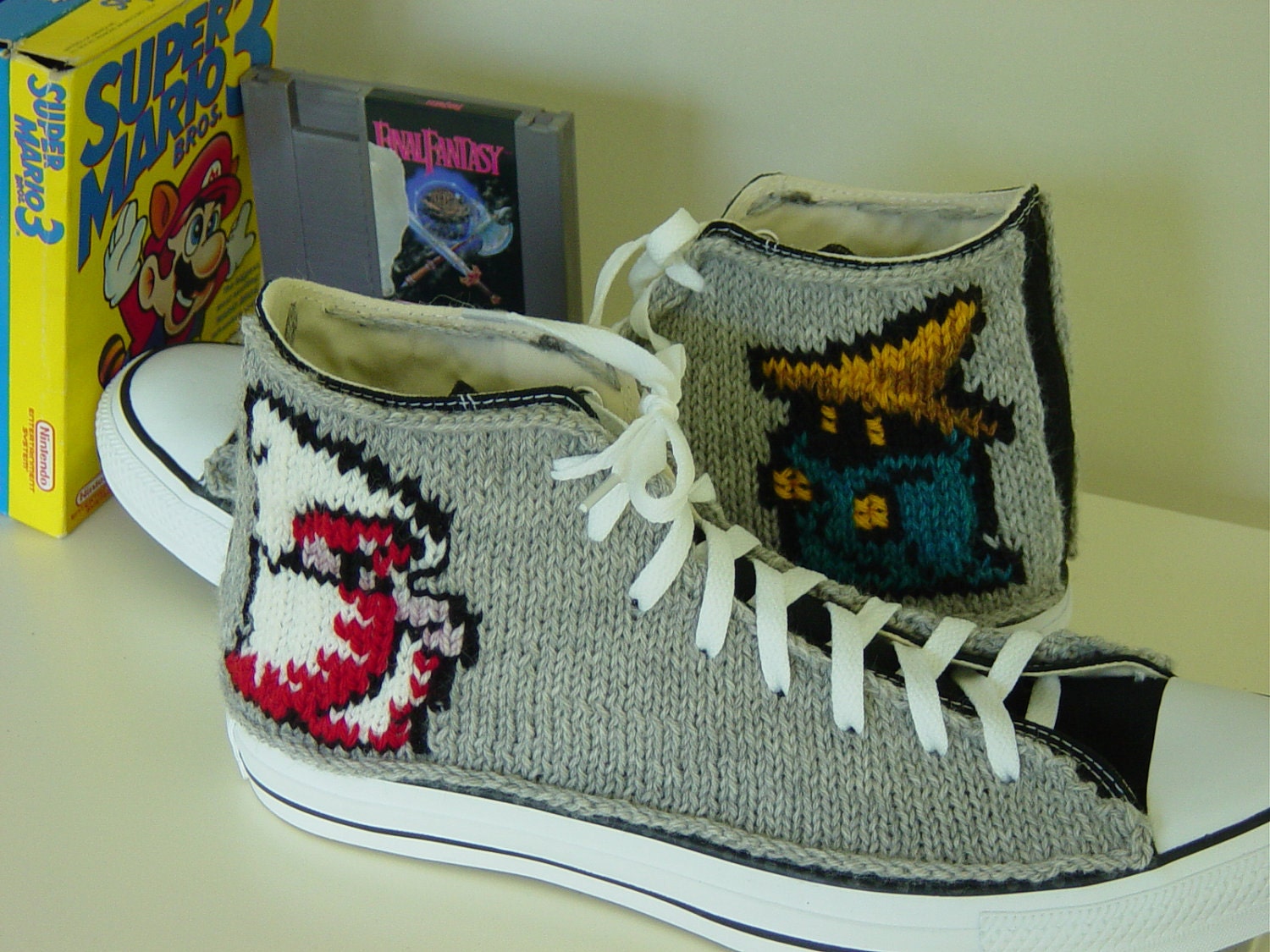 Final Fantasy Knit Chucks