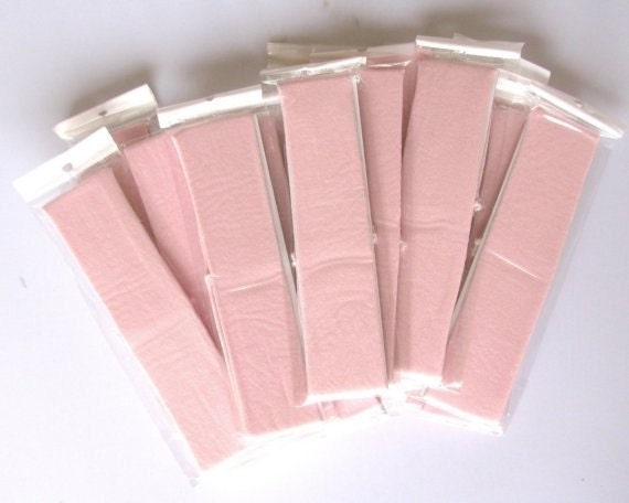 WHOLESALE 12 New Nylon Knit Lycra Baby Pink Light Pink Headbands