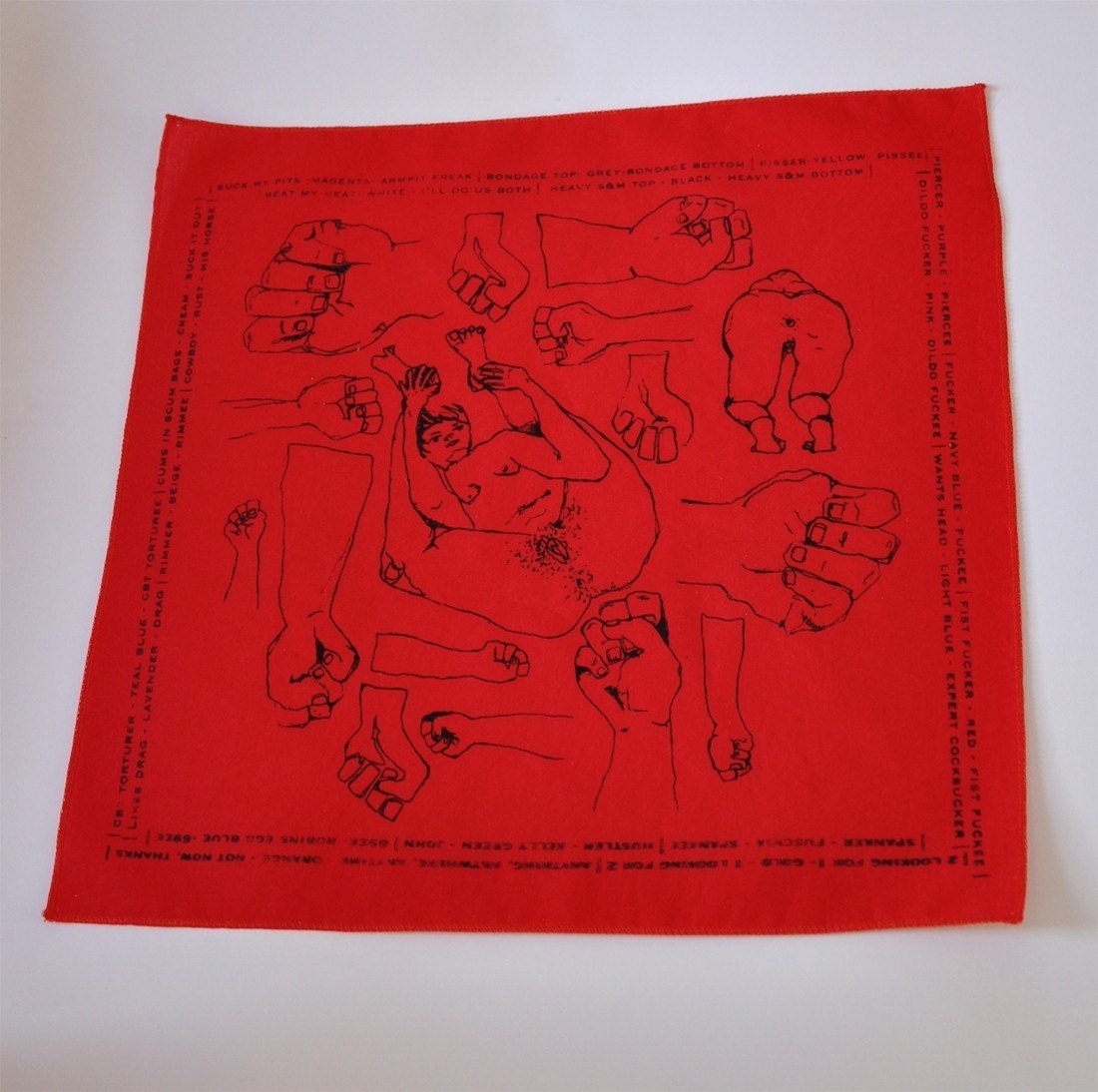 Red Fisting Hanky