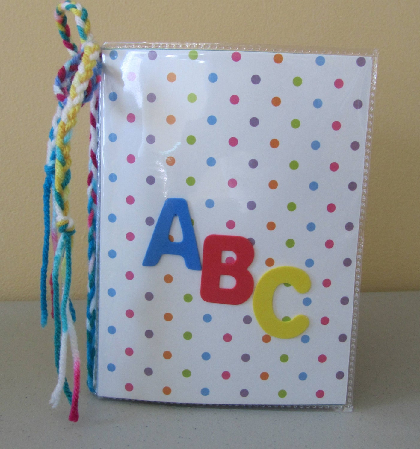 Baby or toddler book, Learn your ABC s,  Great baby shower gift birthday gift, 28 pages of fun. Boy or girl.sm dots