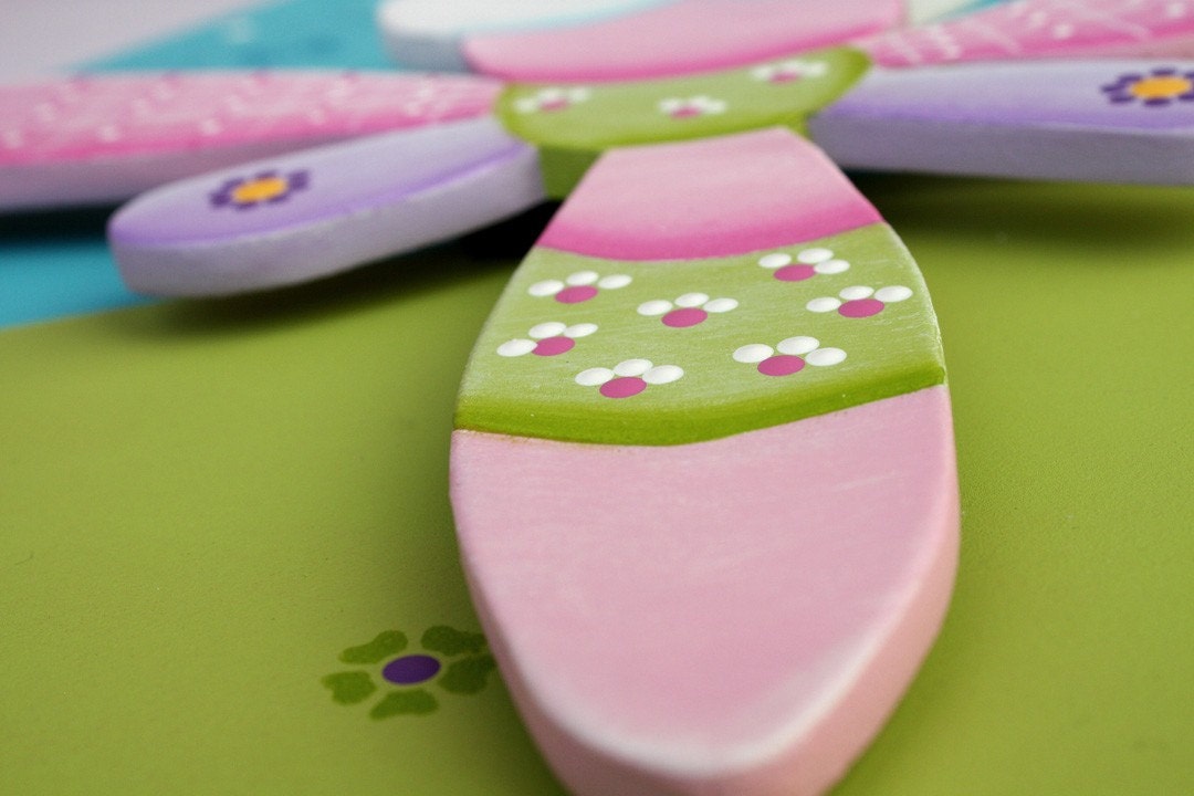 Dragonfly Wall Decor for Girl's Room
