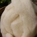 Natural White - Babydoll Southdown Wool Roving - 4 oz.